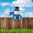 thumbnail image 4 of THHEIC 1PC Occasion Christmas Festivity Outdoor The Decoration Snowman Peeker Fence Santa to Home Decor Fence Garden Yard Christmas Decoration Christmas, 4 of 7