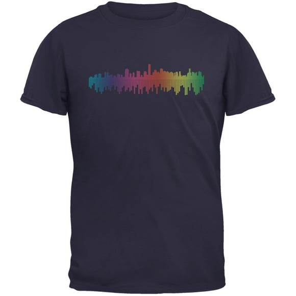 City Levels Navy Adult T-Shirt