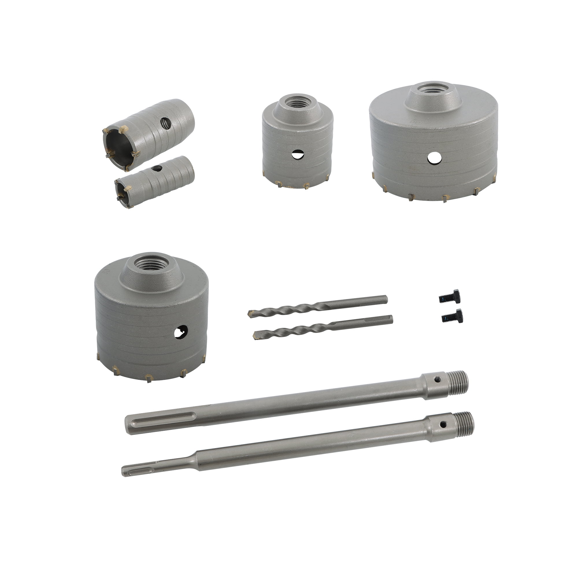 Handdo Professional Diamond Hole Saw Set 30-100mm SDS Shank Concrete Drill Bits
