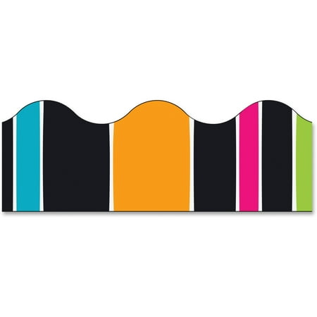 Trend, TEP92830, Stripe-Tacular Groovy Trimmers, 1 Pack, Multicolor