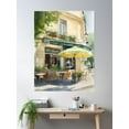 thumbnail image 2 of French Café Poster Wall Art, Modern Wall Decor, 24x36 UNFRAMED, 2 of 3