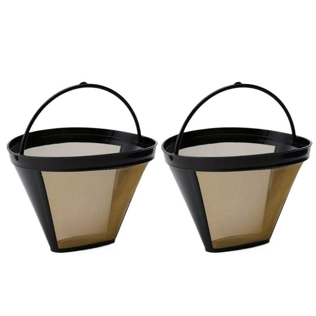 ZWP Reusable Espresso Filter Basket Refillable Cone Coffee Maker Filters Fit For Ninja Coffee Bar Brewer Accessory Easy-Clean Cup & Pad