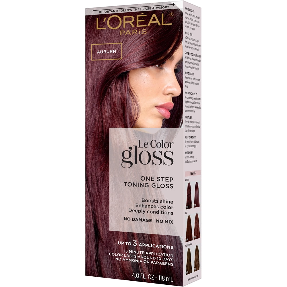 L'Oreal Paris Color Gloss One Step Toning Gloss Hair Color, 6 4 fl Walmart.com