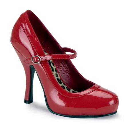 Sexy Racer High Heels - 4 1/2 Inch Patent Mary Jane Pumps Women's Sexy High Heel Shoes Dressy