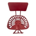 thumbnail image 3 of Carolina Classics August Tractor Seat Stool with Back in Red, 3 of 3