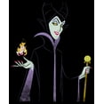 thumbnail image 2 of Men's Disney Princesses Sleeping Beauty Maleficent Staff and Aurora Flame Graphic Tee Black 2X Large, 2 of 5