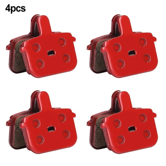 4 Pair Semi- Bicycle Disc Brake Pads Resin Mountain Bicycle