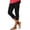 30# Black, variant on Capri Leggings Womens Knee and Ankle Length Leggings for Petite Women Plus Size Pull on Stretch Summer Lightweight Pants Hot Pink 2XL