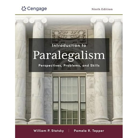 Pre-Owned Introduction to Paralegalism: Perspectives, Problems and Skills (MindTap Course List), 9780357933411, 0357933419, Paperback, 9 edition