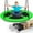 Green, variant on SereneLife Saucer Swing with Hang Kit, Outdoor Tree Swing with Swivel Spinner for Kids (Blue)