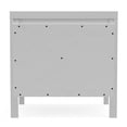thumbnail image 6 of Alpine Furniture Carmel Wood 2 Drawer Nightstand in White, 6 of 7
