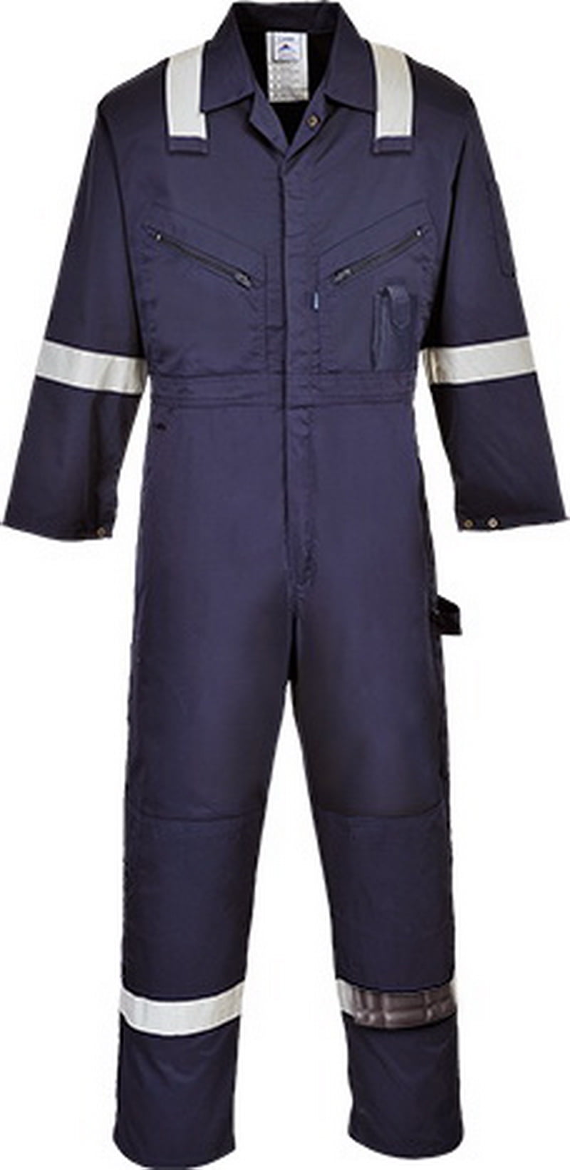 Portwest C814 Iona Lightweight Reflective Cotton Coverall Navy, 6X