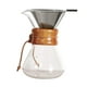 thumbnail image 1 of Cafetera de vidrio para café con vertidor, jarra de café con gotero para cafetería 400ml, 1 of 9