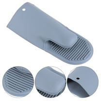 Microwave Oven Mitts Silicone Oven Mitts Heat Resistant Oven for Kitchen Cooking Grilling ( Grey )