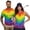 Colorful Heart, variant on Uorisanigo Colorful Heart Couple Matching Outfit Mens Golf Shirts Size S 1/4 Zip Dry Fit Breathable Sports Tops and Womens Golf Shirts for Summer 1/4 Zip Up Athletic Shirt
