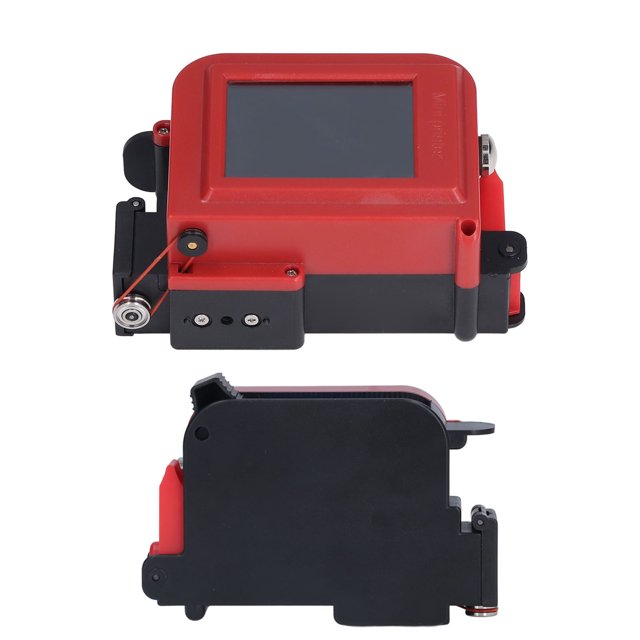 Jet d'Encre Portable, Mini Imprimante à Jet d'Encre Intelligente AC100-240V, Micro 300DPI, Impression Claire, pour Plastique, Pierre, Carton, Prise Ue