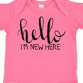 thumbnail image 4 of Inktastic Hello, I'm New Here Hand Drawn Type Boys or Girls Baby Bodysuit, 4 of 5