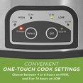 thumbnail image 3 of Crock-Pot 6 Quart Programmable Slow Cooker with Timer and Auto Food Warmer Setting, Stainless Steel, 3 of 6