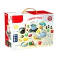 thumbnail image 1 of DJN CUTE STONE Play Kitchen Accessories Set Kids Cooking Toys Set With Play Pots And Pans Electronic Induction Cooktop With Sound And Light Cookware Utensils Kids Kitchen Set Kitche, 1 of 9