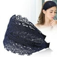 thumbnail image 2 of Diadema de ala ancha para mujer con aro para el cabello simple, elegante y a la moda, para cubrir el cabello blanco, sello para cabello recién prensado, 2 of 6