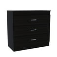 thumbnail image 6 of Melia Three Drawer Dresser, Superior Top, Metal Hardware Black, 6 of 12