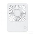 thumbnail image 2 of EGNMCR 2026 Desktop Small Fan Transparent Large Wind Silent Portable Digital Display Hanging USB Mini Desktop Fan Mini desktop fan, 2 of 7