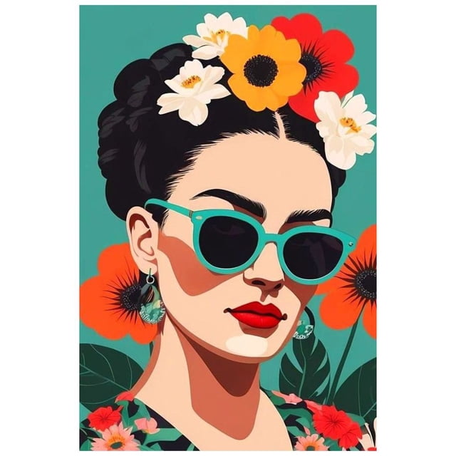Cuadro Decorativo Impreso 20x30cm Frida Khalo
