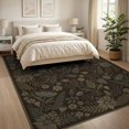 thumbnail image 3 of ODIKA 8'x10' Washable Area Rug Dining Under Academia Botanical Table Alfombras Para Comedor for King Size Bedroom Bed, Master Suite, Non-Shedding, Easy Care, 3 of 7