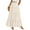 Beige, variant on Women's Tiered Maxi Skirt Summer Spring Fashion High Waisted Long Flowy Casual Boho Beach Vacation Clothes