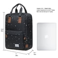 thumbnail image 2 of KAUKKO Stylish Oxford Fabric Backpack Travel Rucksack lightweight Hiking Bag Satchel, 2 of 5