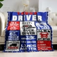 thumbnail image 2 of Truck Driver Gifts for Men, Truck Driver Appreciation Gifts, Cool Truckers Gifts for Men, Birthday Christmas Thanksgiving Gifts for Truck Driver Men Dad, Truck Driver Blanket 50X60 for Men, 2 of 6