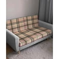 thumbnail image 3 of Buffalo Plaid Couch Cushion Covers Stretch, Washable Sofa Seat Covers Individual Seat Cushion Sofa Slipcovers Modern Farmhouse Colorful Checkered Couch Cover Furniture Protector S-1PCS, 3 of 7