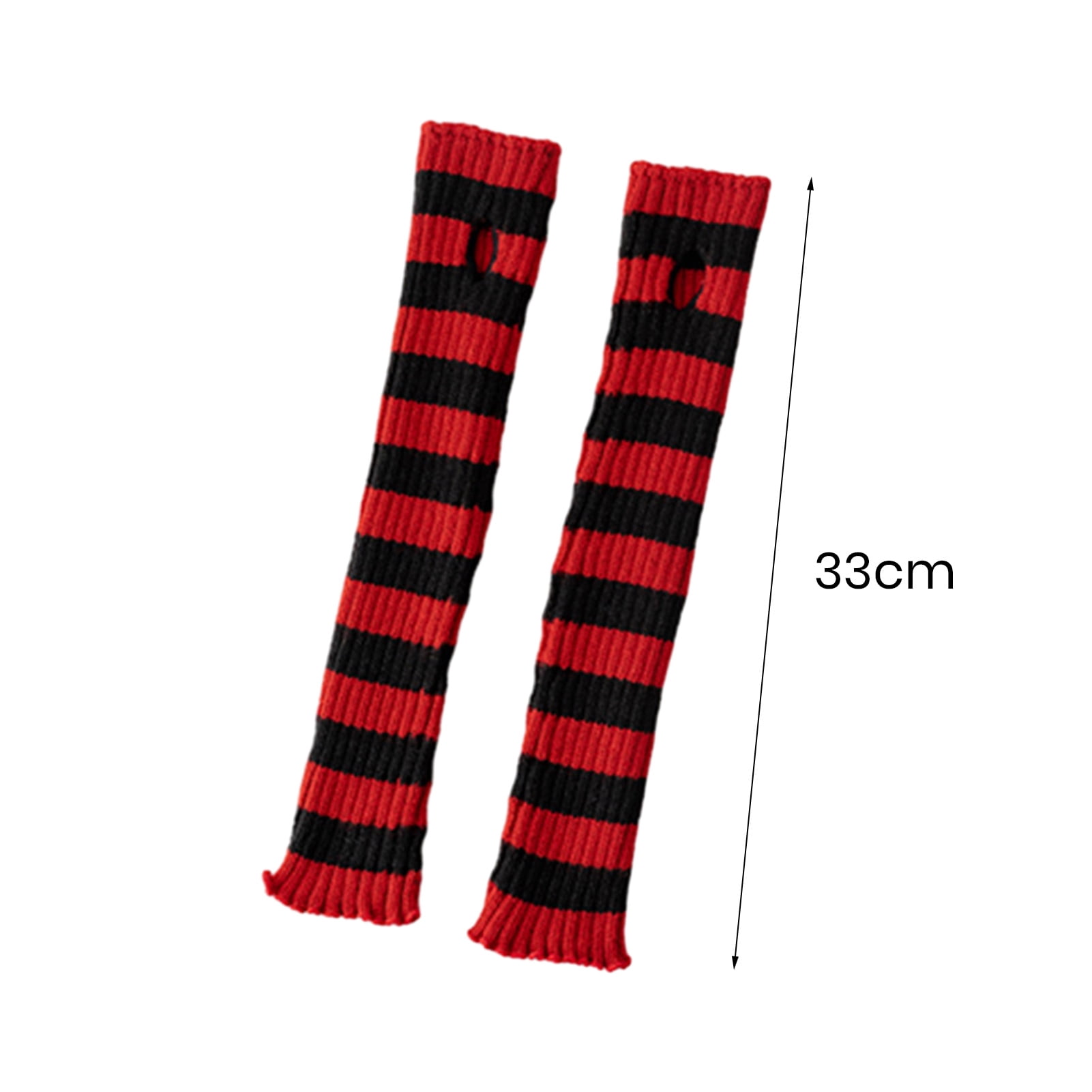 Naierhg Women Arm Warmer Thumbhole Design Elbow Length Stretchy