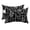 Black, variant on Yellow Botanical Outdoor Pillows for Chaise Lounge Chair Waterproof Lumbar Pillows with Insert&Adjustable Elastic Strap Beach Headrest Pillow Spring Summer Chic Wildflowers Pillow for Pool 11"x16"