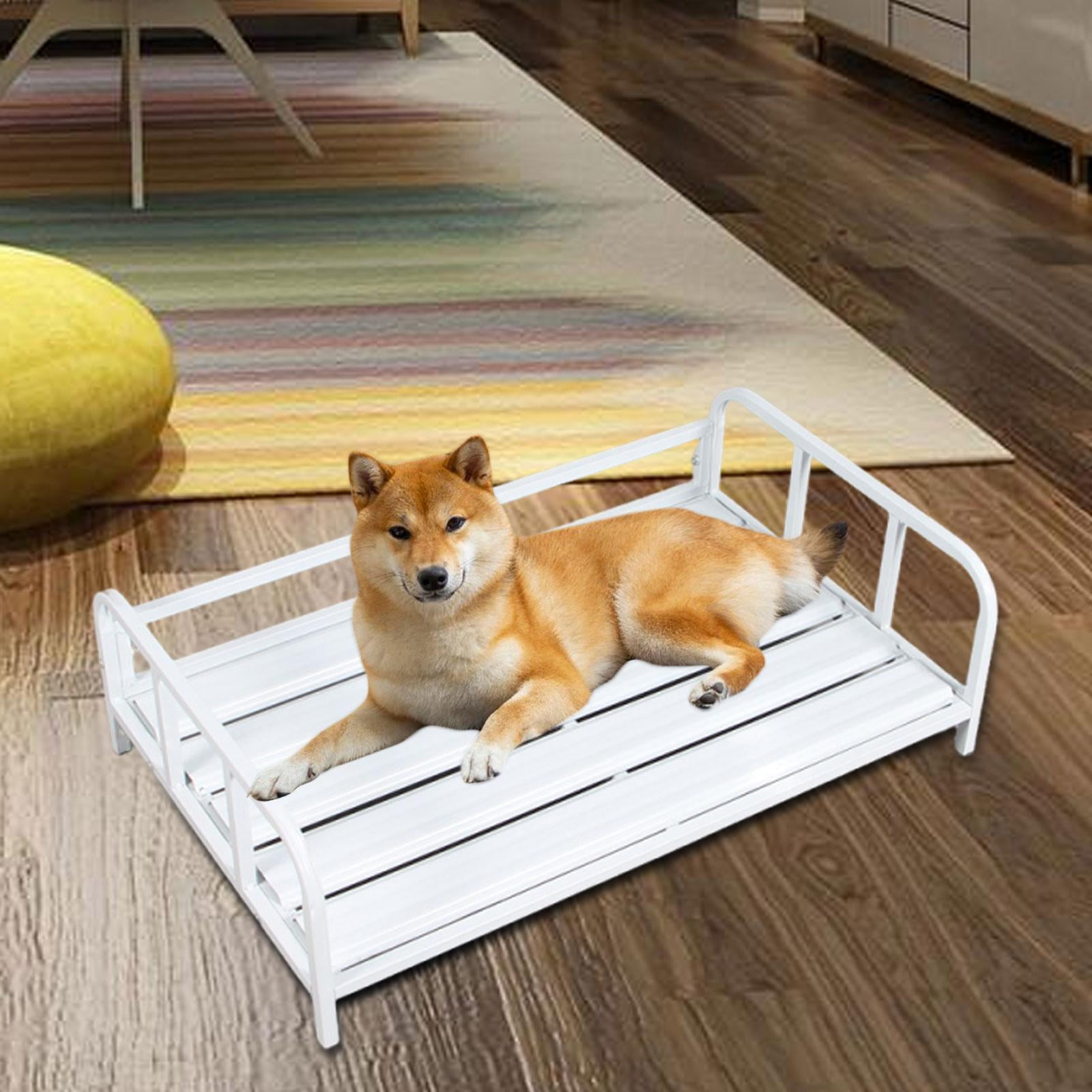 CarpNettore Elevated Dog Bed Comfortable Non Slip Feet Gifts Versatile Outdoor Furniture White