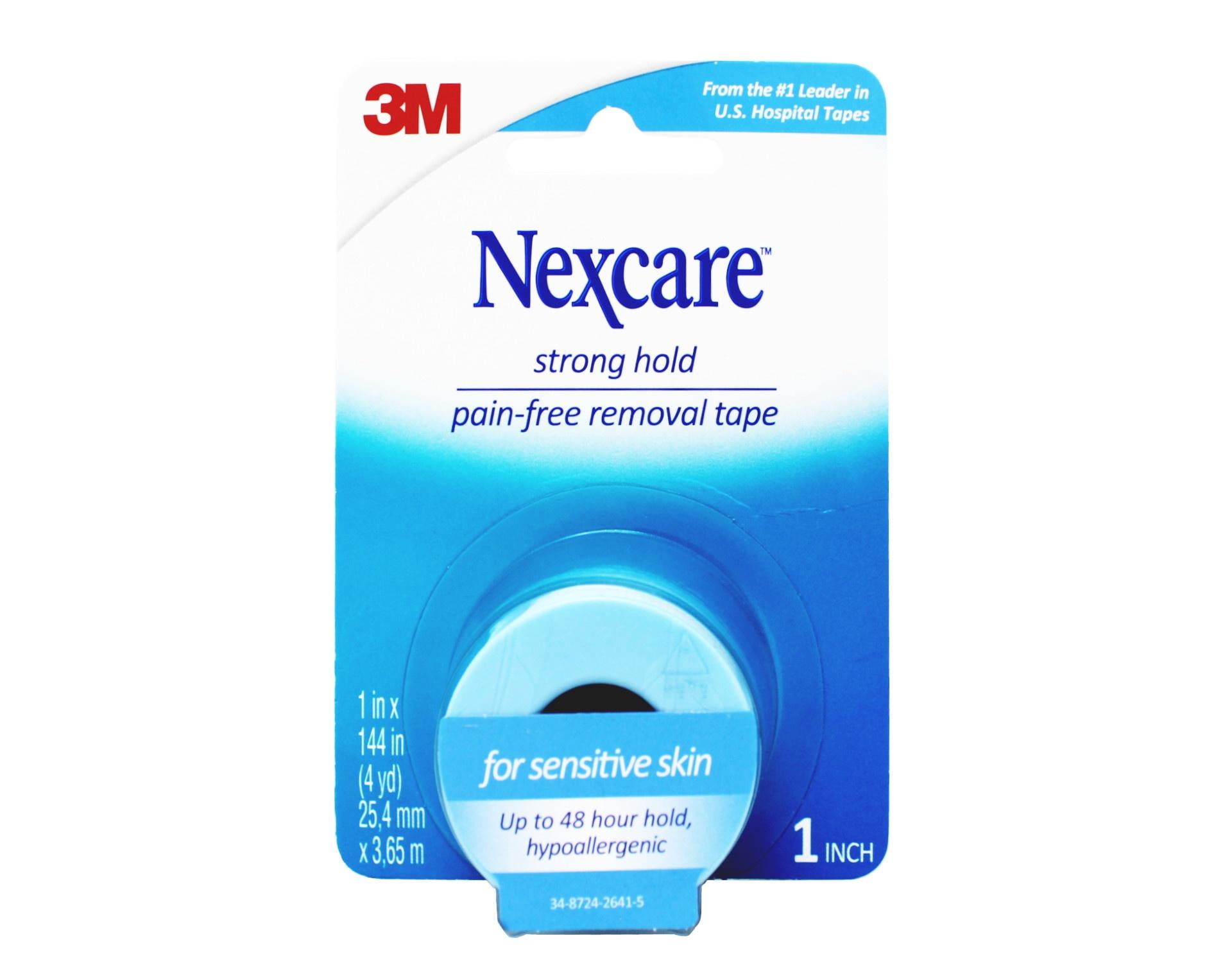 Nexcare Sensitive Skin Tape-Pain Free Removal Hold Securely 1 in, 6-Pack