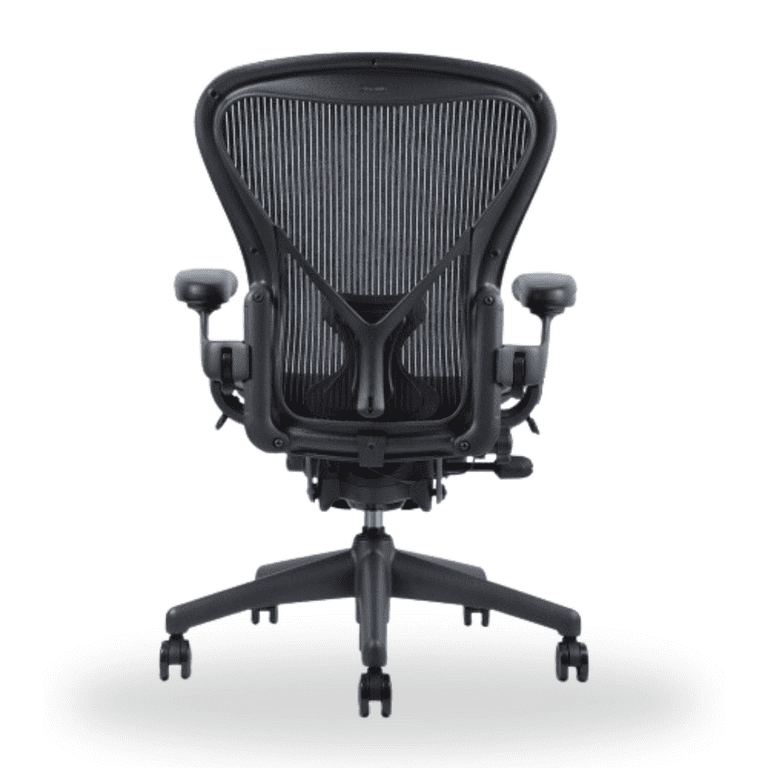 Herman Miller, Aeron Chair Fully Adjustable with Posture Fit Back Support  (Refurbished)