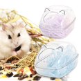 thumbnail image 4 of Bañera de hámster Baño de hámster para mascotas seguro a prueba de fugas completamente transparente para pequeños animales / S / Afortunado Sencillez, 4 of 5
