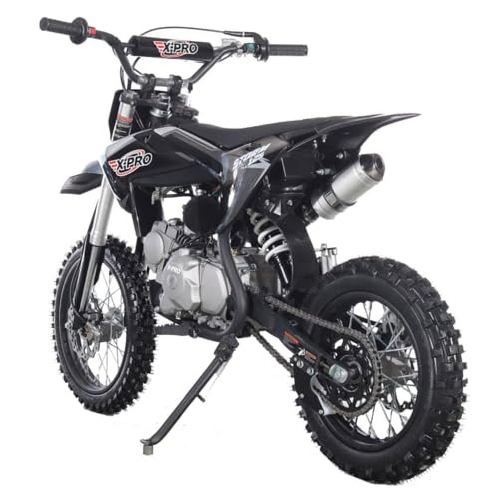 X-Pro Brand New 125cc Dirt Bike with Automatic Transmission, Electric Start, Big 14"/12" Tires