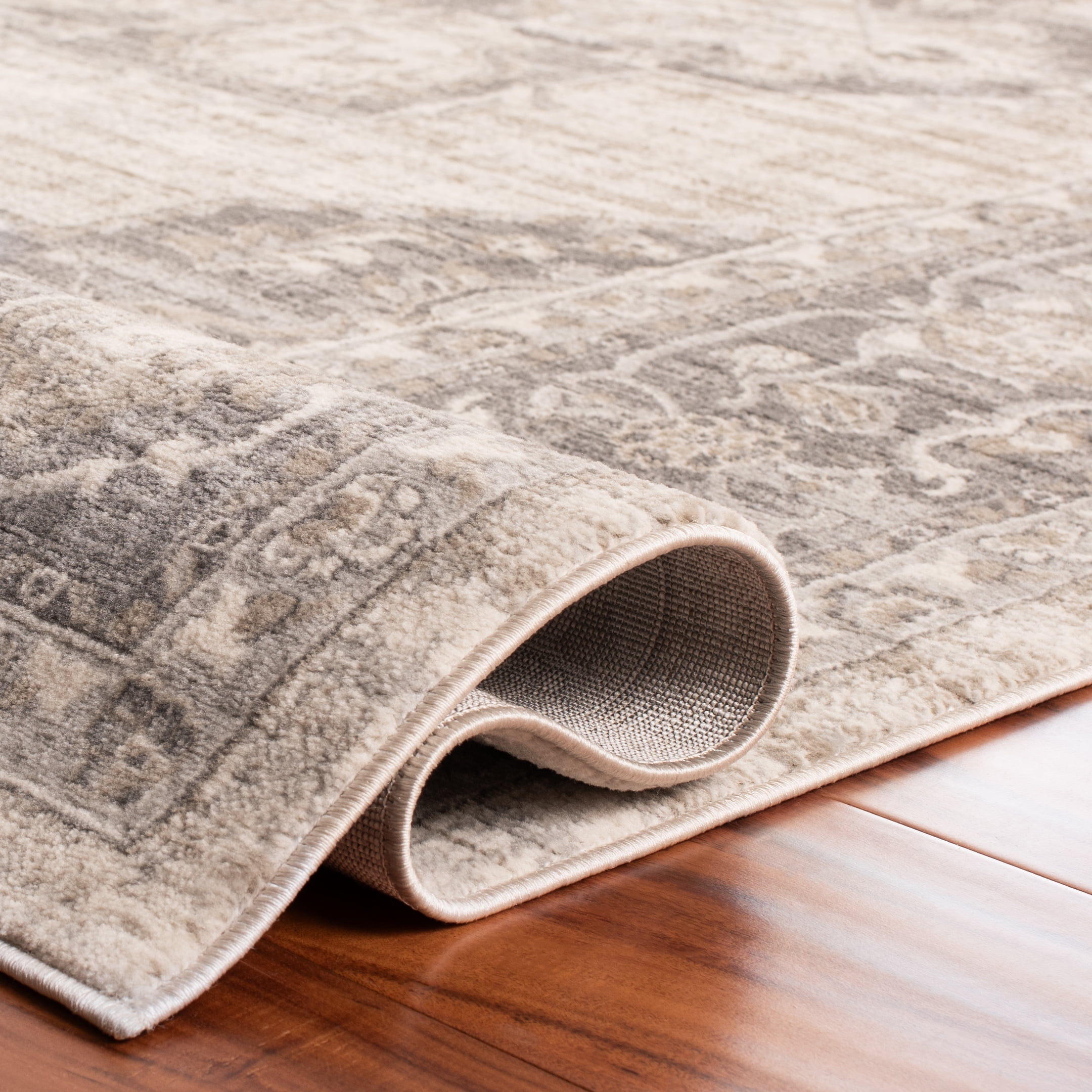 SAFAVIEH Brentwood Salah Oriental Area Rug, Cream/Gray, 12' x 18'