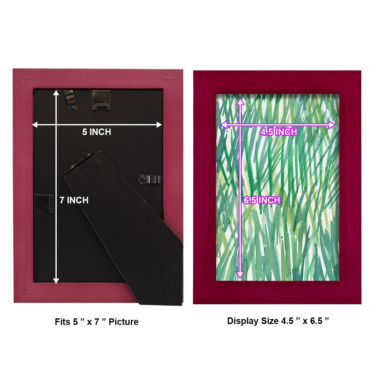Just Grass I - Framed Print w/glass - Cherry Red