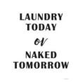 thumbnail image 2 of Lettered And Lined 19x24 Gold Ornate Wood Framed with Double Matting Museum Art Print Titled - Laundry Today, 2 of 4