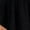 Black, variant on Women's Sleeveless Surplice Mini Dress Deep Black XS