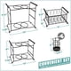 thumbnail image 3 of Sorbus Buffet Caddy - Juego apilable de 7 piezas que incluye plato, servilleta y soporte para cubiertos, organizador de mesa desmontable de 3 niveles, ideal para cocina, comedor, fiestas de entretenim, 3 of 5