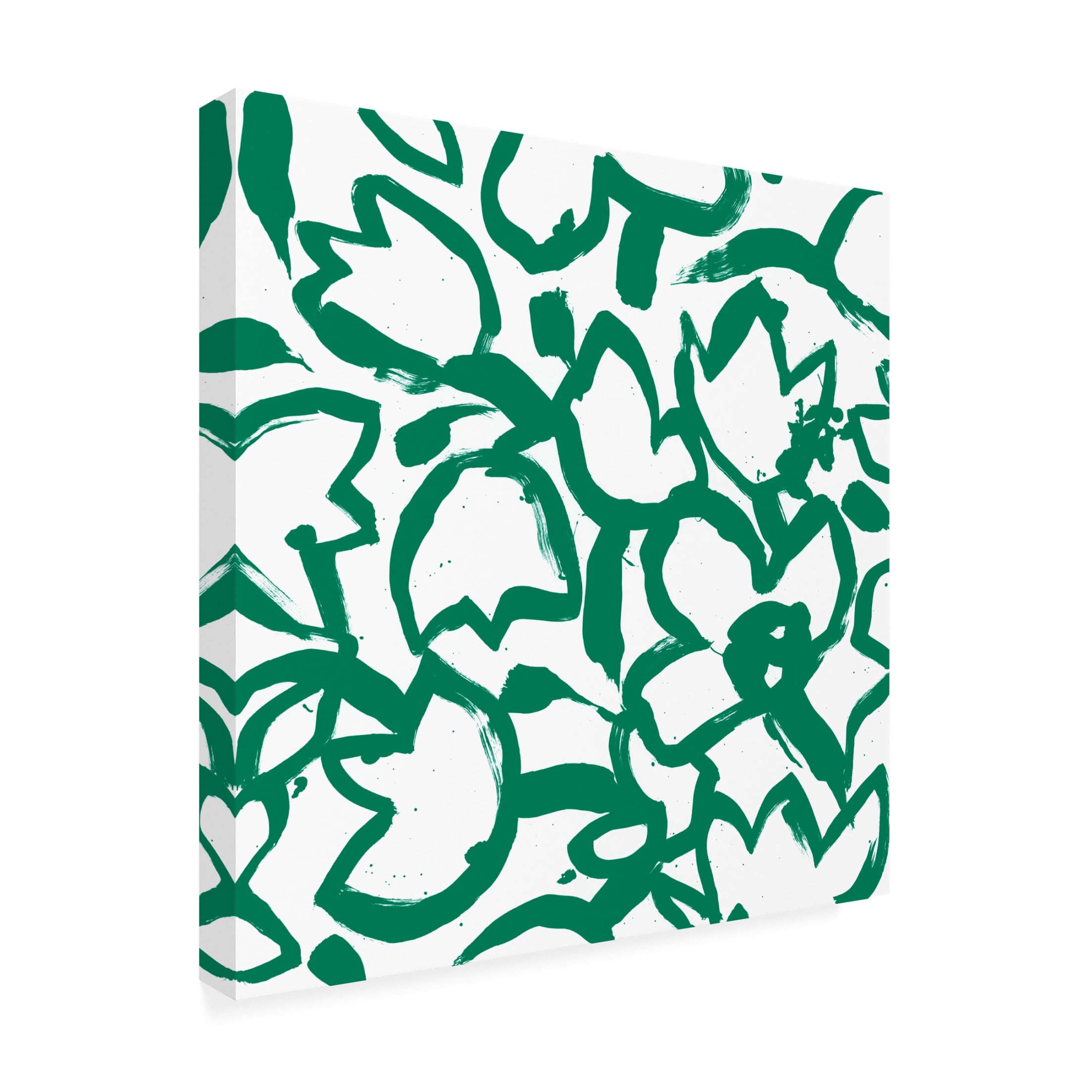 Trademark Fine Art June Erica Vess Flora Patch II Canvas Wall Art