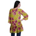 thumbnail image 4 of Moomaya Womens Gerorgette Cover Ups For Swimwear Printed Long Sleeve Short Shrug, 4 of 5
