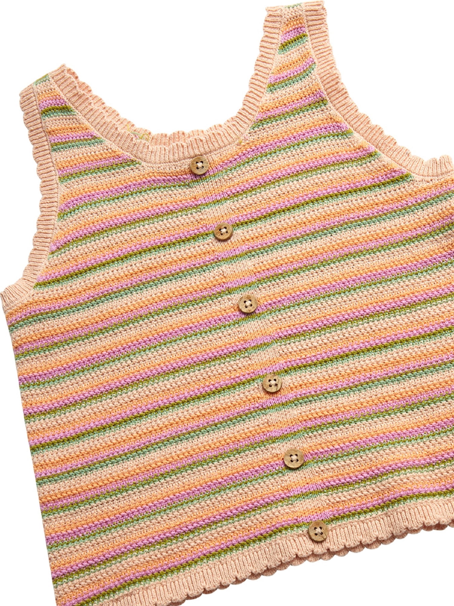 Jessica Simpson Girls' Cotton Crochet Tank Top and Skirt Set, 2-Piece, Sizes 4-12