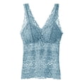 thumbnail image 2 of LiuXxxx Women's Solid Color Lace Thin Sexy Camisole for Layering Blue One Size, 2 of 6
