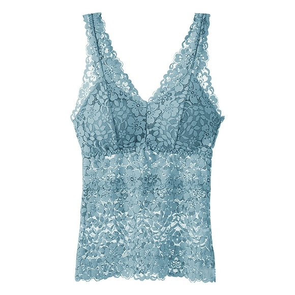 Hiiyo Women's Lace V-Neck Camisole Sexy Lightweight Sleeveless Tank Top, Women's