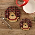 thumbnail image 2 of GZHJMY Reinderr Trivets for Hot Pots and Pans and Pot Holders 2PCS – Cotton Rope Round Mats, for Kitchens, Coasters, Placemats for Kitchen Pans Bowl Teapot, 2 of 7